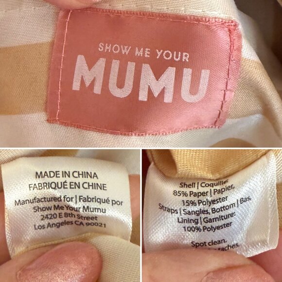 Show Me Your Mumu Sunseeker Large Straw Tote Bag NWT FabFitFun Collab Beach Bag - Picture 5 of 11